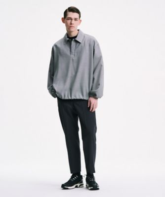 SOPHNET. WOOL SHIRRING SLIM FIT SLACKS Ｓ SOPH. | FLANNEL WOOL SHIRRING SLIM FIT SLACKS(M BROWN):