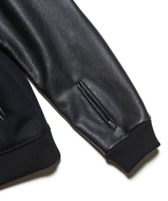 ブルゾン MELTON LAMBSWOOL VARSITY