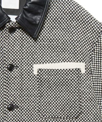 【送料無料】ブルゾン　ＬＥＡＴＨＥＲ　ＣＯＬＬＡＲ　ＣＯＶＥＲＡＬＬ　／Ｋｖａｄｒａｔ　Ｓｉｓｕ　ＳＰＮＴー２５２００６