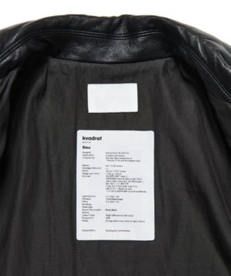 【送料無料】ブルゾン　ＬＥＡＴＨＥＲ　ＣＯＬＬＡＲ　ＣＯＶＥＲＡＬＬ　／Ｋｖａｄｒａｔ　Ｓｉｓｕ　ＳＰＮＴー２５２００６
