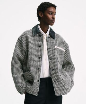 【送料無料】ブルゾン　ＬＥＡＴＨＥＲ　ＣＯＬＬＡＲ　ＣＯＶＥＲＡＬＬ　／Ｋｖａｄｒａｔ　Ｓｉｓｕ　ＳＰＮＴー２５２００６