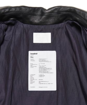 【送料無料】ブルゾン　ＬＥＡＴＨＥＲ　ＣＯＬＬＡＲ　ＣＯＶＥＲＡＬＬ　／Ｋｖａｄｒａｔ　Ｓｉｓｕ　ＳＰＮＴー２５２００６