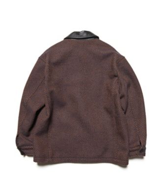 【送料無料】ブルゾン　ＬＥＡＴＨＥＲ　ＣＯＬＬＡＲ　ＣＯＶＥＲＡＬＬ　／Ｋｖａｄｒａｔ　Ｓｉｓｕ　ＳＰＮＴー２５２００６