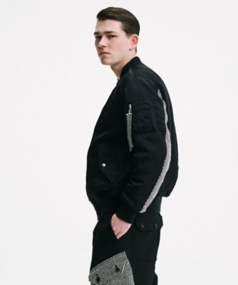 sumi様⭐︎YONFA⭐︎ドルフィンジャケット (black)⭐︎Sサイズ ブルゾン FLIGHT JACKET ／ Kvadrat Sisu