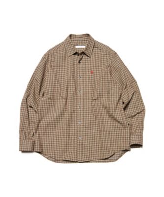 SOPHNET. (Men)/ソフネット シャツ COTTON FLANNEL RELAXーFIT SHIRT SPNTー252017 SAGE トップス【三越伊勢丹/公式】