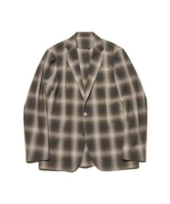 ジャケット HIGHーTWIST OMBRE CHECK