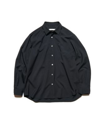 SOPHNET. (Men)/ソフネット シャツ HIGHーTWIST POPLIN RELAXーFIT SHIRT SPNTー252035 BLACK トップス【三越伊勢丹/公式】