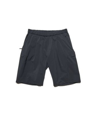 黒 ショートパンツ ウエストゴム タック入り タックハイウエストショートパンツ black | femins