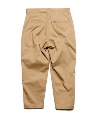 パンツ COTTON STRETCH TWILL TAPERED