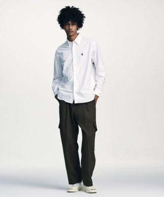 カジュアルシャツ CHECK PANELED B．D SHIRT