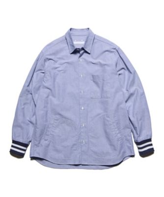 ＜SOPHNET. (Men)＞カジュアルシャツ　ＲＩＢＢＥＤ　ＲＥＧＵＬＡＲ　ＣＯＬＬＡＲ　ＳＨＩＲＴ　ＳＰＮＴー２６０００３