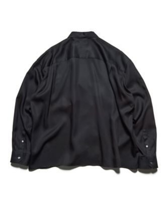 シャツ DRAPE ZIPーUP SHIRT SPNTー260005