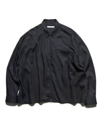 シャツ DRAPE ZIPーUP SHIRT SPNTー260005