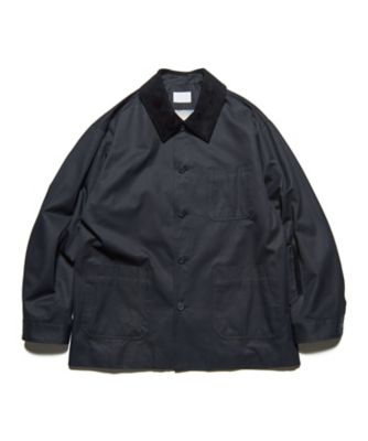 ジャケット・アウター SOPHNET. LEATHER COLLAR COVERALL ブルゾン LEATHER COLLAR COVERALL SPNTー