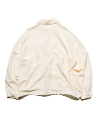 ポロシャツ LINEN MESH L／S POLO SPNTー