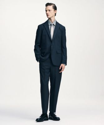 スラックス WOOL TROPICAL SHIRRING SLIM