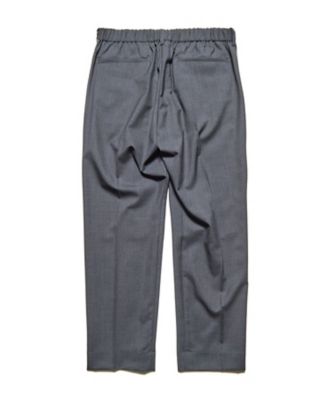 スラックス WOOL TROPICAL SHIRRING SLIM