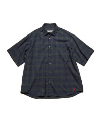 ＜SOPHNET. (Men)＞シャツ　ＴＲＯＰＩＣＡＬ　ＣＨＥＣＫ　ＲＥＬＡＸーＦＩＴ　Ｓ／Ｓ　ＳＨＩＲＴ　ＳＰＮＴー２６００２９