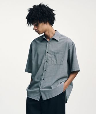 シャツ TROPICAL CHECK RELAXーFIT S／S