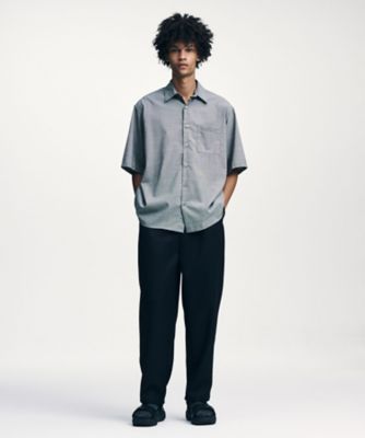 シャツ TROPICAL CHECK RELAXーFIT S／S