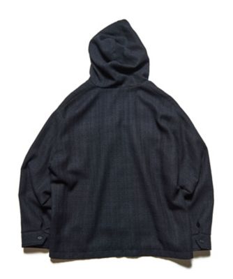 カジュアルシャツ FANCY TWEED HOODED SHIRT
