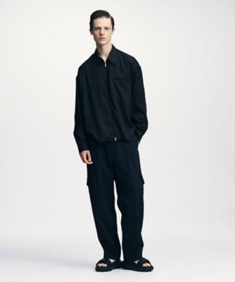 スラックス DOESKIN WOOL SIDE POCKET