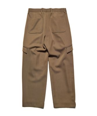 スラックス DOESKIN WOOL SIDE POCKET