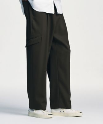 スラックス DOESKIN WOOL SIDE POCKET