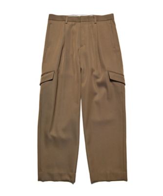 スラックス DOESKIN WOOL SIDE POCKET