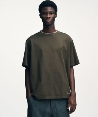 Tシャツ LUSTER COTTON DOUBLE RIB WIDE