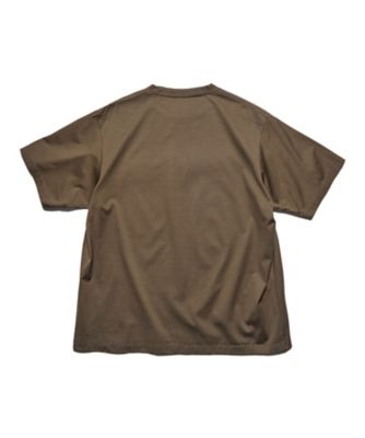 Tシャツ LUSTER COTTON DOUBLE RIB WIDE