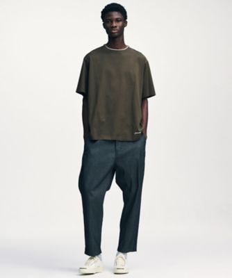 パンツ STRETCH DENIM TAPERED CROPPED