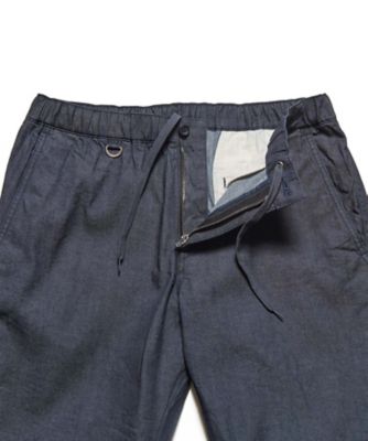 パンツ STRETCH DENIM SLIMーFIT RIBBED