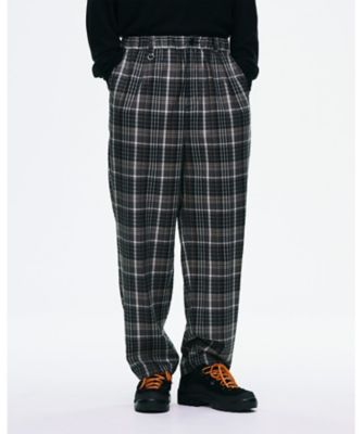 パンツ WASHBLE WOOL TAPERED BOLD PANTS