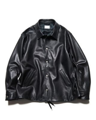 ブルゾン LEATHER COACH BLOUSON SPNTー