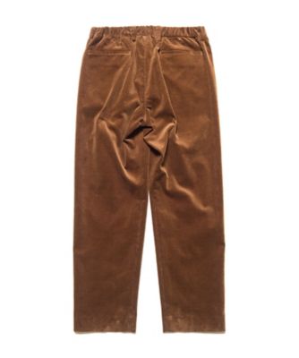 スラックス CORDUROY SHIRRING SLACKS SPNT