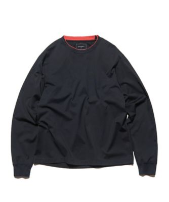 カットソー LUSTER COTTON DOUBLE RIB L／S