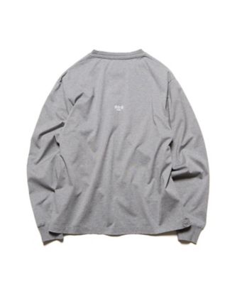 On × DISTANCE 長袖カットソー S カットソー LUSTER COTTON DOUBLE RIB L／S