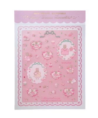 ＜MICHU COQUETTE＞ＭＩＣＨＵ　ＣＯＱＵＥＴＴＥ×ＭＡＲＲＯＮＣＲＥＡＭ　　Ｓｔｉｃｋｅｒ　Ｓｈｅｅｔ