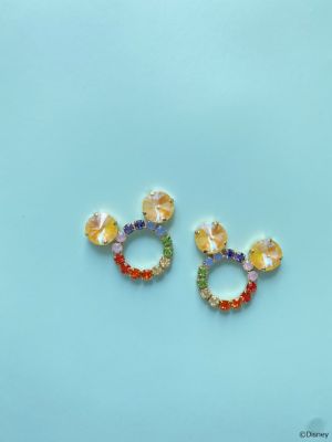 ★レインボー／Ｍｉｃｋｅｙ　ｍｏｕｓｅ／ピアス【ディズニーおまとめ】