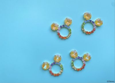 ★レインボー／Ｍｉｃｋｅｙ　ｍｏｕｓｅ／ピアス【ディズニーおまとめ】