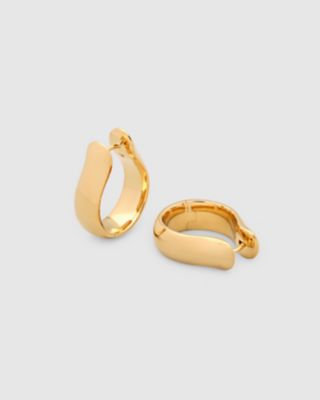 ＜TOMWOOD (Women)＞ピアス　Ｏｙｓｔｅｒ　Ｈｏｏｐｓ　Ｌａｒｇｅ　Ｇｏｌｄ