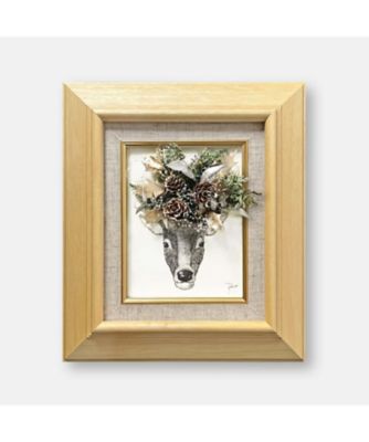 ＜PACOS＞ホーリーレターフラワー（トナカイ／プラチナ）Ｆ０号