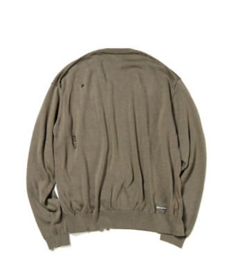 ニット　ＤＡＭＡＧＥＤ　Ｖ　ＮＥＣＫ　ＫＮＩＴ　ＵＥ－２４００４５