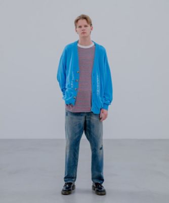 uniform experiment]DAMAGED DENIM TAPERED PANTS(UE-230018