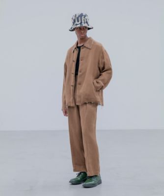 ブルゾン BRUSHED LINEN CUTーOFF