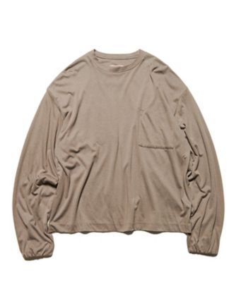 トップス uniform experiment LABEL L/S TEE カットソー INーPROCESS PRINT L／S TEE