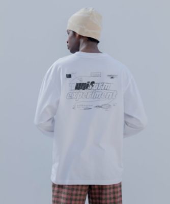 トップス uniform experiment LABEL L/S TEE LOOSE L/S TEE（Tシャツ/カットソー）｜uniform experiment