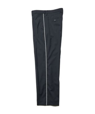 ウール サージ プレーンフロント トラウザーズ Slim