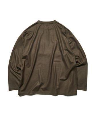 カットソー SILKY MILLED WOOL LOOSE L